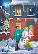 Fensterbildkalender Oskar im Advent